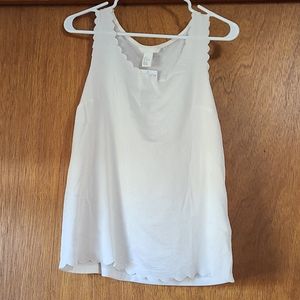 Drapey Scalloped Tank